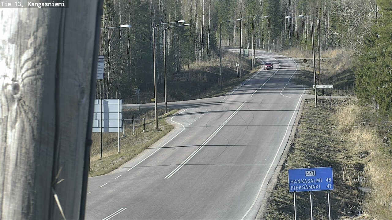 Weather Camera Image Väg 13 Kangasniemi, Kangasniemi, Etelä-Savo