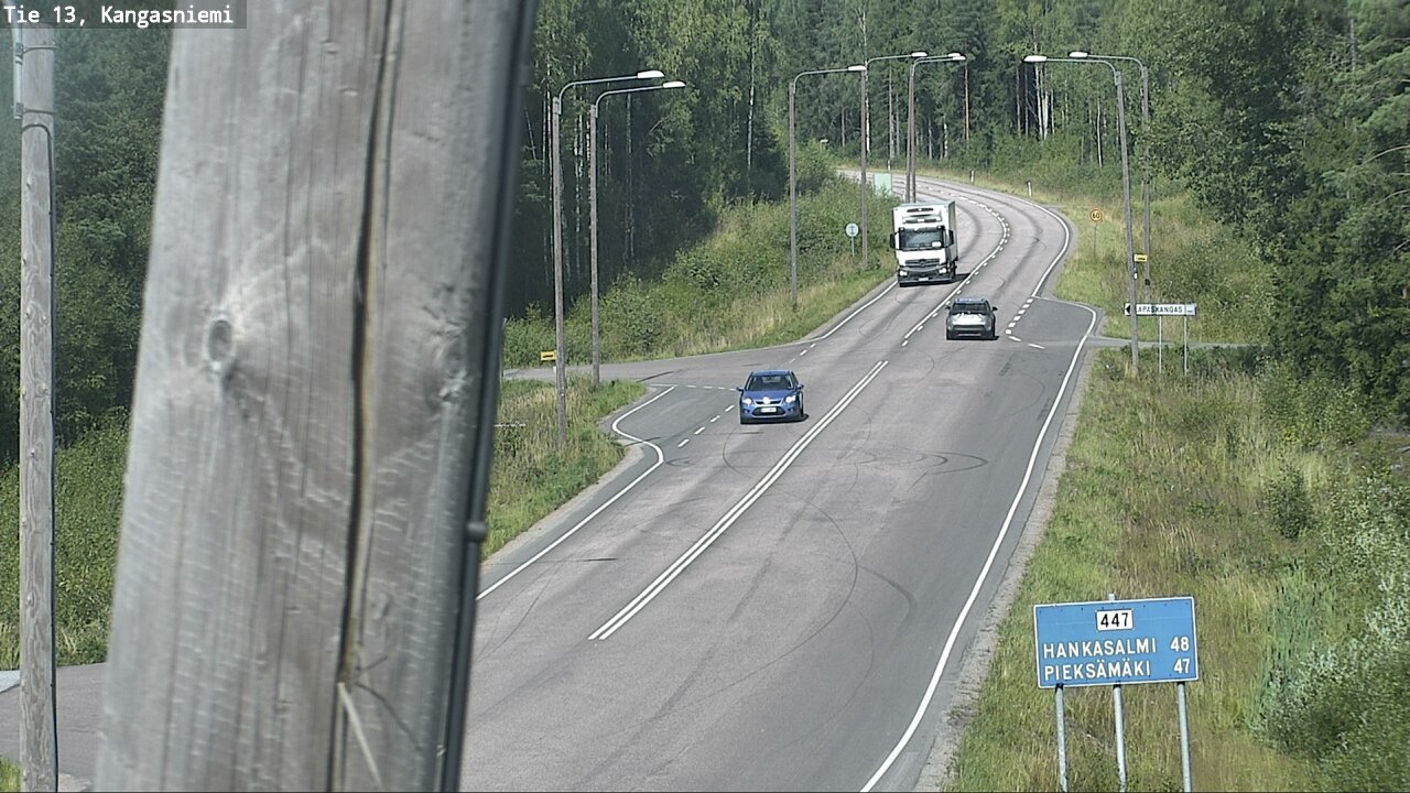 Weather Camera Image Väg 13 Kangasniemi, Kangasniemi, Etelä-Savo