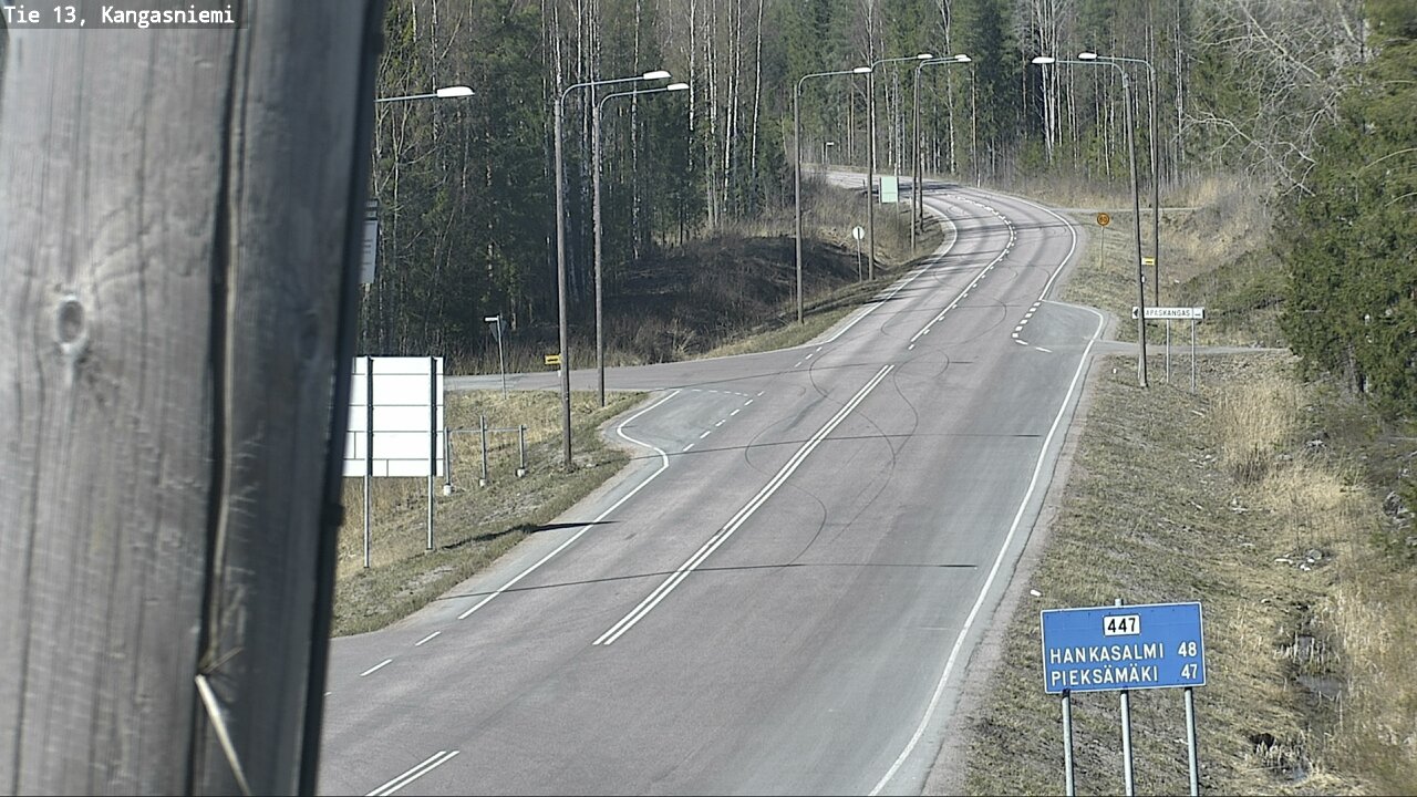 Weather Camera Image Väg 13 Kangasniemi, Kangasniemi, Etelä-Savo