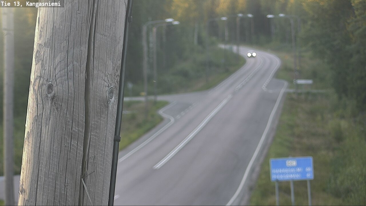 Weather Camera Image Väg 13 Kangasniemi, Kangasniemi, Etelä-Savo