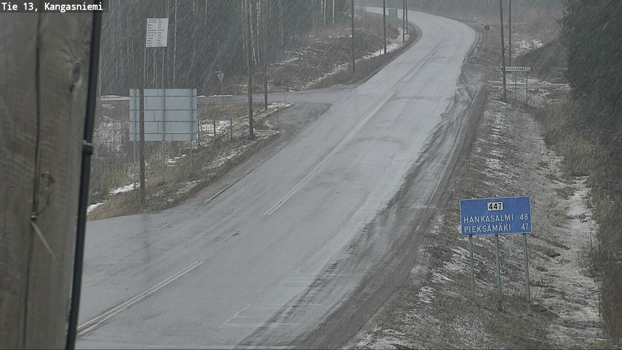 Weather Camera Image Väg 13 Kangasniemi, Kangasniemi, Etelä-Savo
