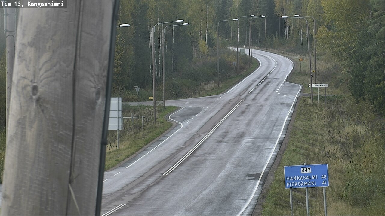 Weather Camera Image Road 13 Kangasniemi, Kangasniemi, Etelä-Savo