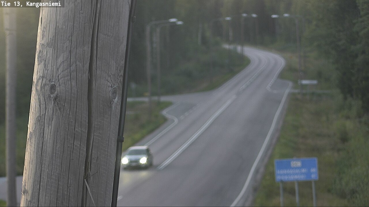 Weather Camera Image Väg 13 Kangasniemi, Kangasniemi, Etelä-Savo