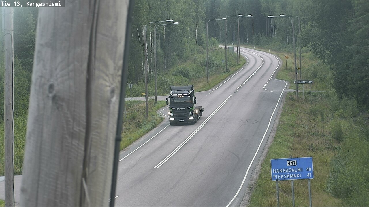 Weather Camera Image Väg 13 Kangasniemi, Kangasniemi, Etelä-Savo