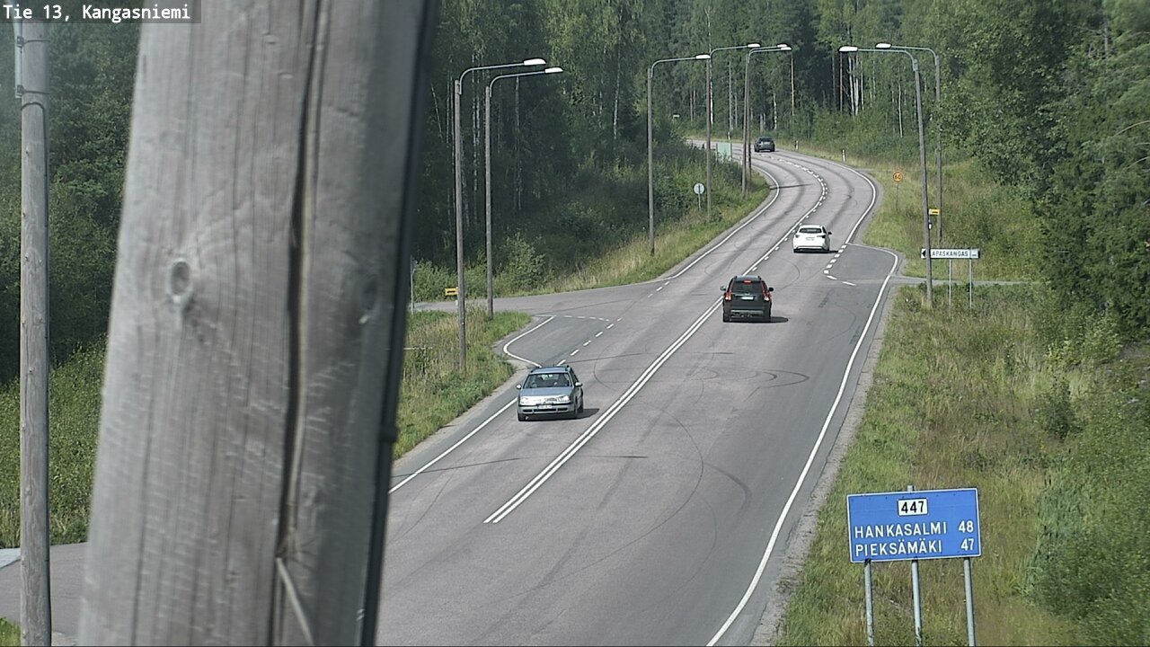 Weather Camera Image Väg 13 Kangasniemi, Kangasniemi, Etelä-Savo