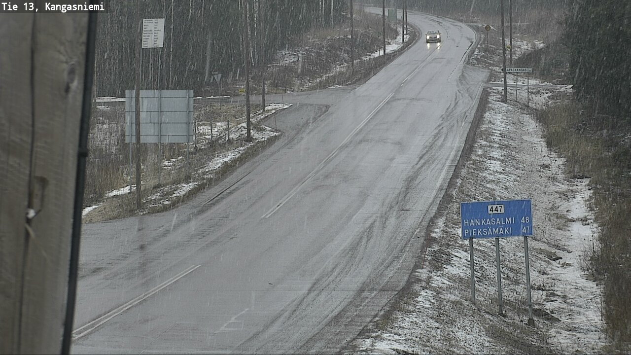 Weather Camera Image Väg 13 Kangasniemi, Kangasniemi, Etelä-Savo