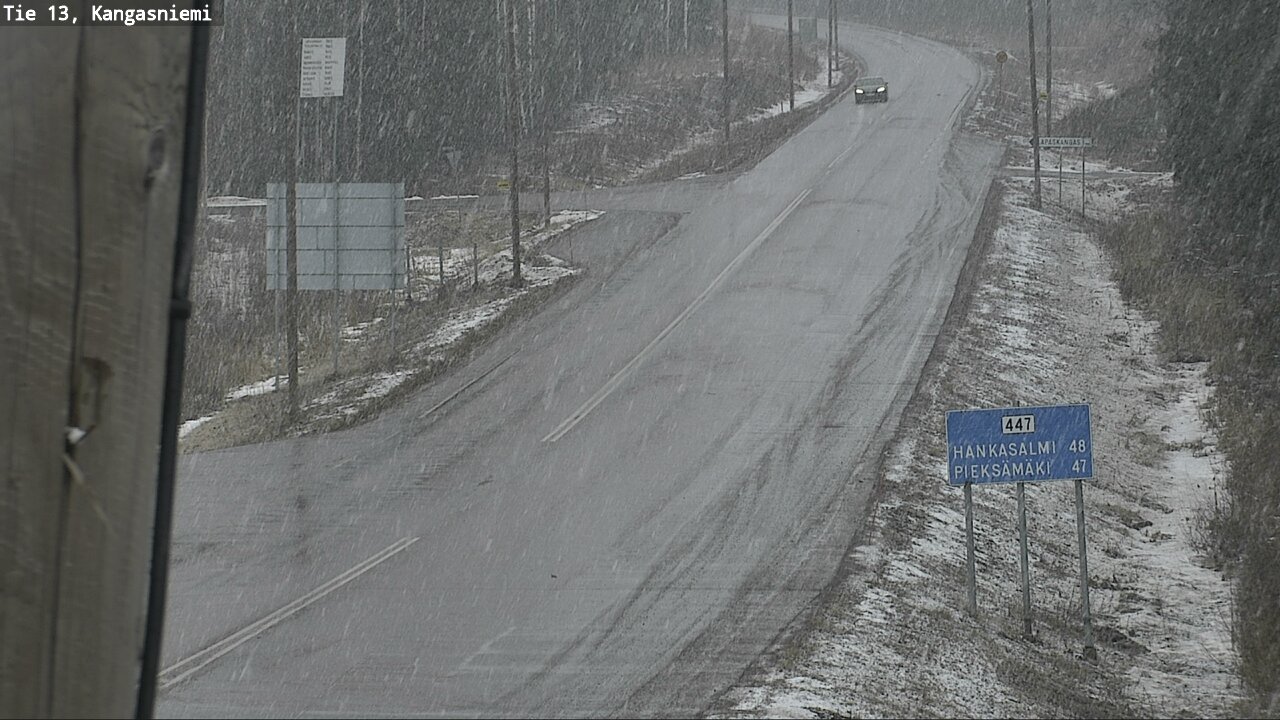 Weather Camera Image Väg 13 Kangasniemi, Kangasniemi, Etelä-Savo