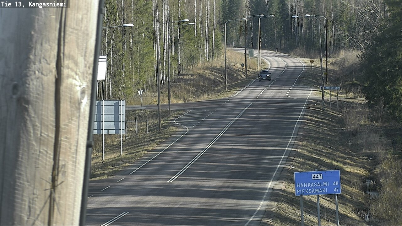 Weather Camera Image Väg 13 Kangasniemi, Kangasniemi, Etelä-Savo