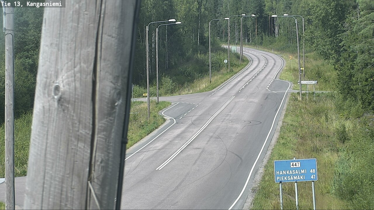 Weather Camera Image Väg 13 Kangasniemi, Kangasniemi, Etelä-Savo