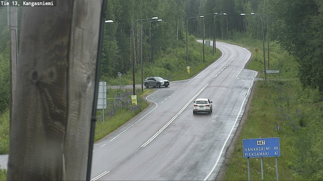 Weather Camera Image Väg 13 Kangasniemi, Kangasniemi, Etelä-Savo