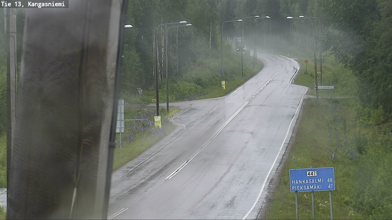 Weather Camera Image Väg 13 Kangasniemi, Kangasniemi, Etelä-Savo