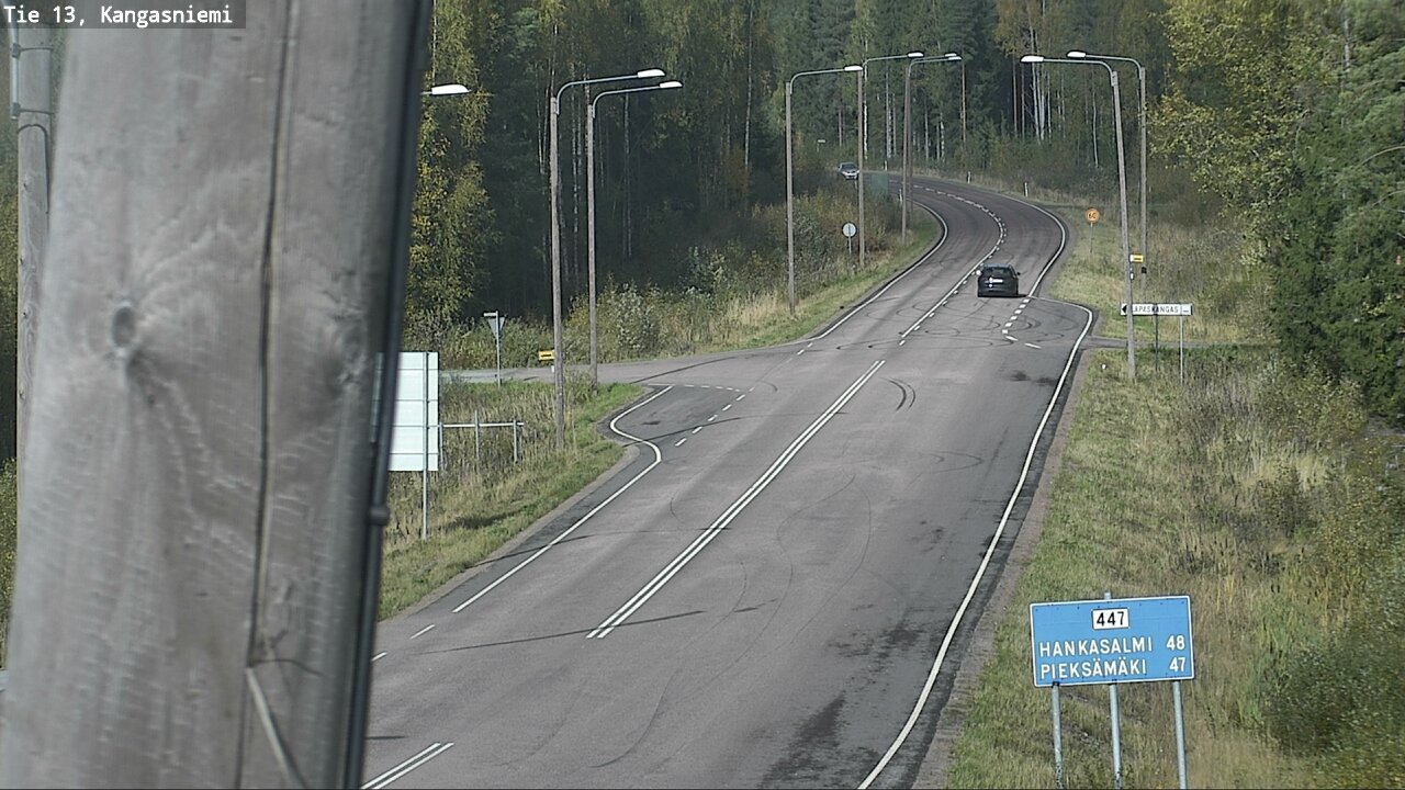 Weather Camera Image Road 13 Kangasniemi, Kangasniemi, Etelä-Savo