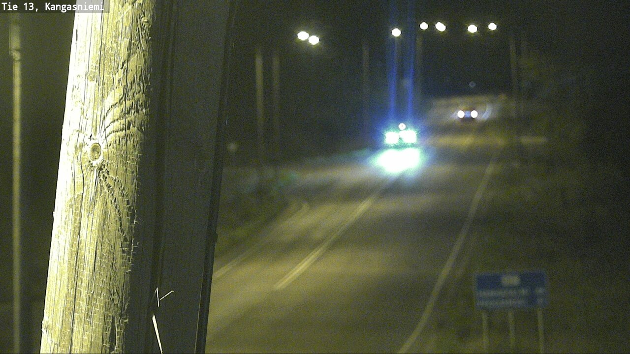 Weather Camera Image Väg 13 Kangasniemi, Kangasniemi, Etelä-Savo
