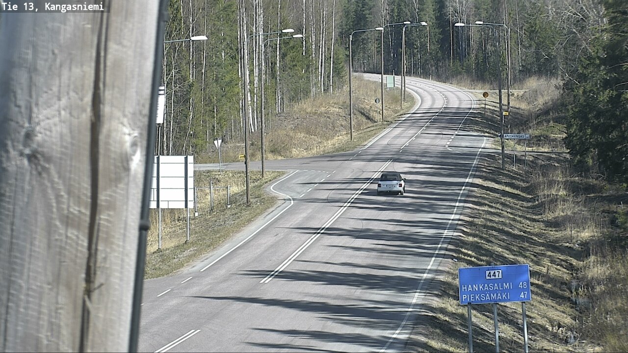 Weather Camera Image Väg 13 Kangasniemi, Kangasniemi, Etelä-Savo