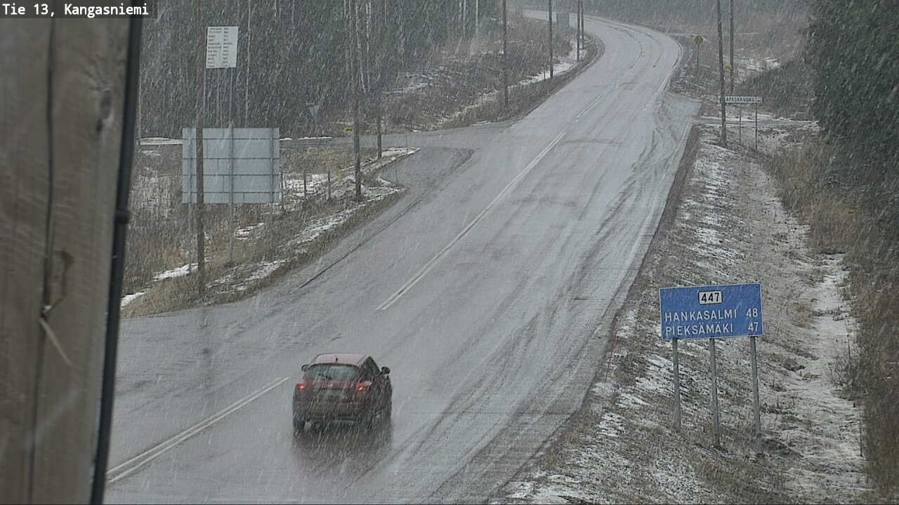 Weather Camera Image Väg 13 Kangasniemi, Kangasniemi, Etelä-Savo