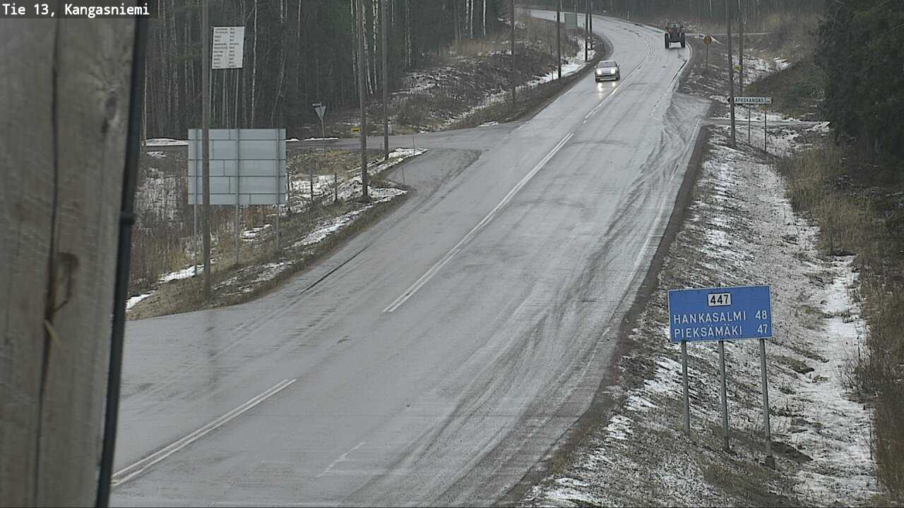 Weather Camera Image Väg 13 Kangasniemi, Kangasniemi, Etelä-Savo