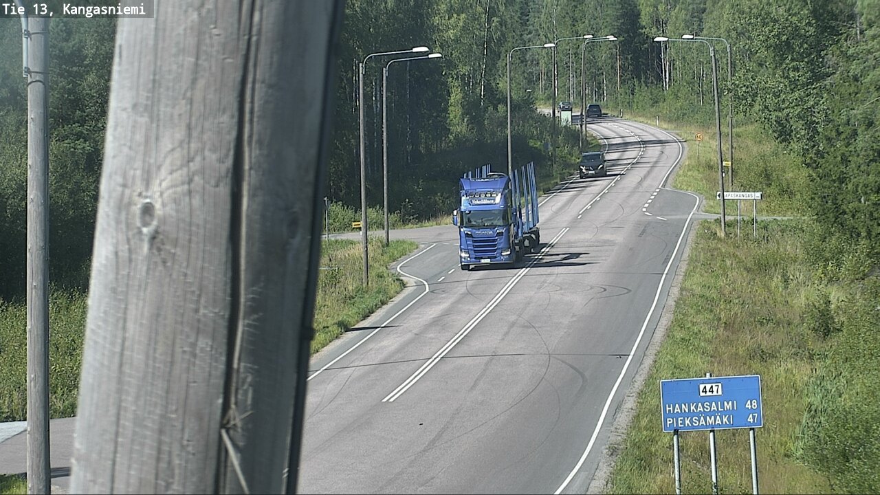 Weather Camera Image Väg 13 Kangasniemi, Kangasniemi, Etelä-Savo