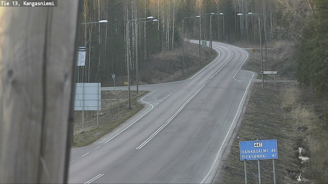 Weather Camera Image Väg 13 Kangasniemi, Kangasniemi, Etelä-Savo