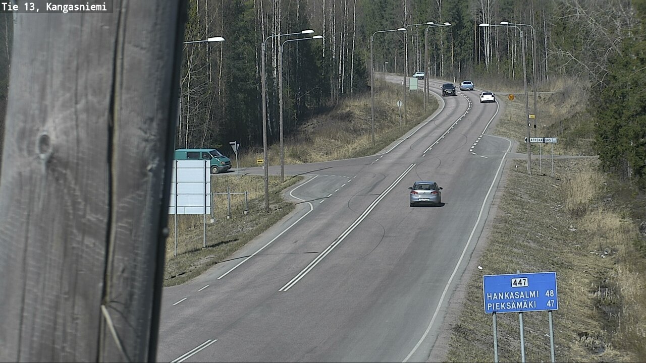 Weather Camera Image Väg 13 Kangasniemi, Kangasniemi, Etelä-Savo