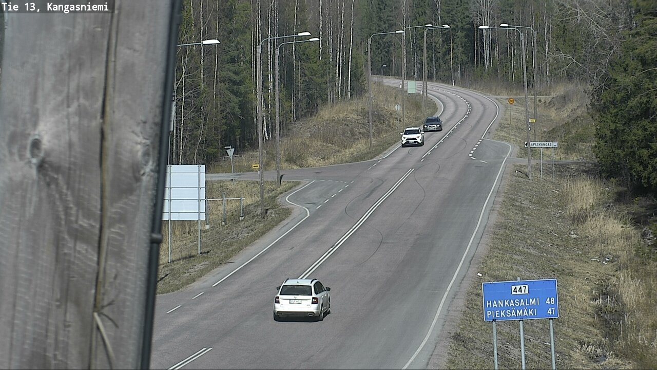 Weather Camera Image Väg 13 Kangasniemi, Kangasniemi, Etelä-Savo