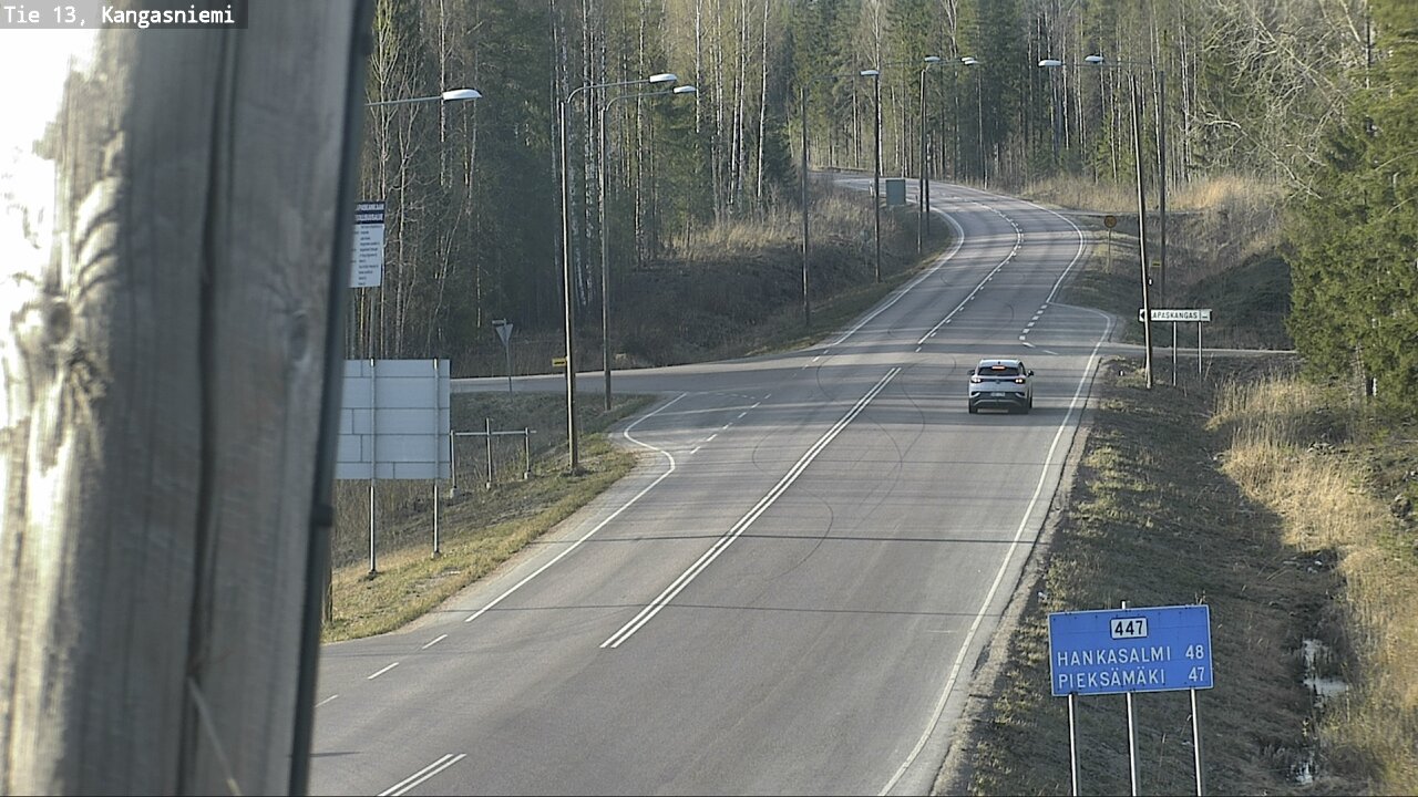 Weather Camera Image Väg 13 Kangasniemi, Kangasniemi, Etelä-Savo
