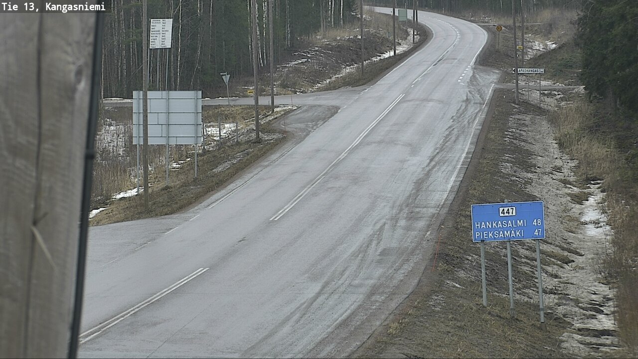 Weather Camera Image Väg 13 Kangasniemi, Kangasniemi, Etelä-Savo