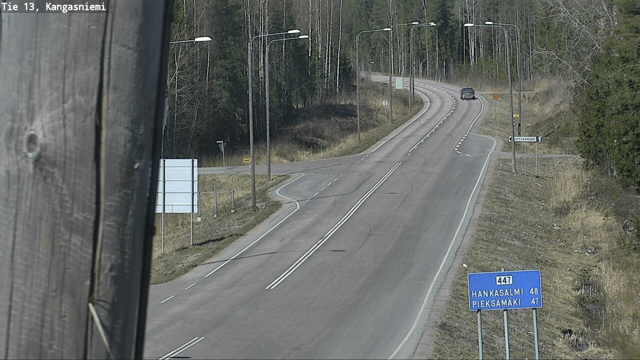 Weather Camera Image Väg 13 Kangasniemi, Kangasniemi, Etelä-Savo