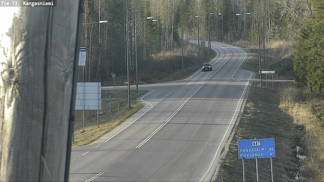 Weather Camera Image Väg 13 Kangasniemi, Kangasniemi, Etelä-Savo
