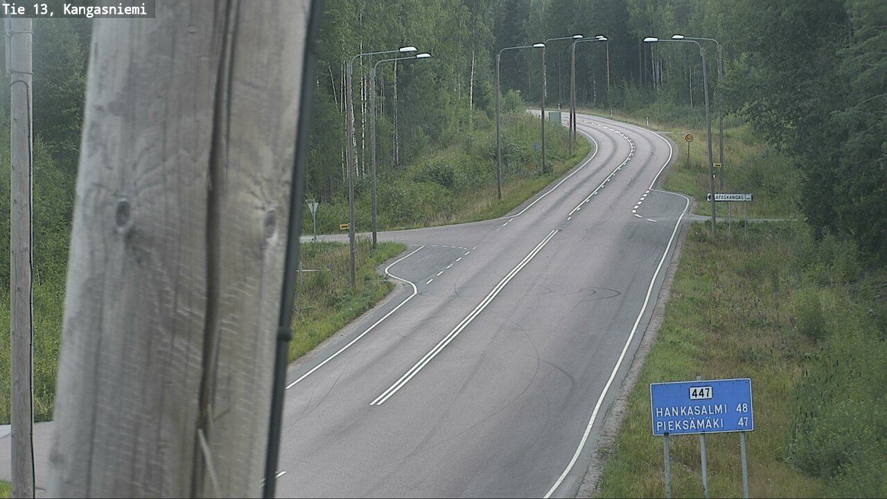 Weather Camera Image Väg 13 Kangasniemi, Kangasniemi, Etelä-Savo
