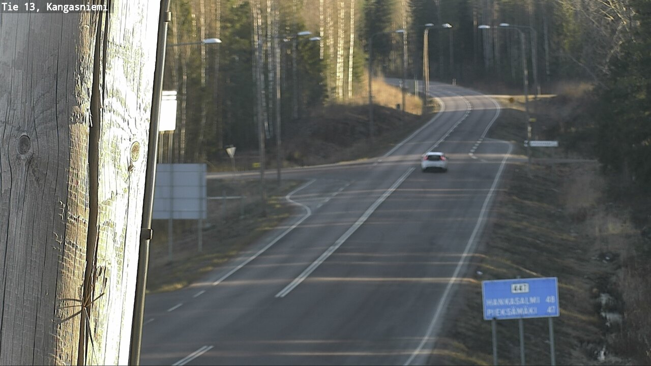 Weather Camera Image Väg 13 Kangasniemi, Kangasniemi, Etelä-Savo