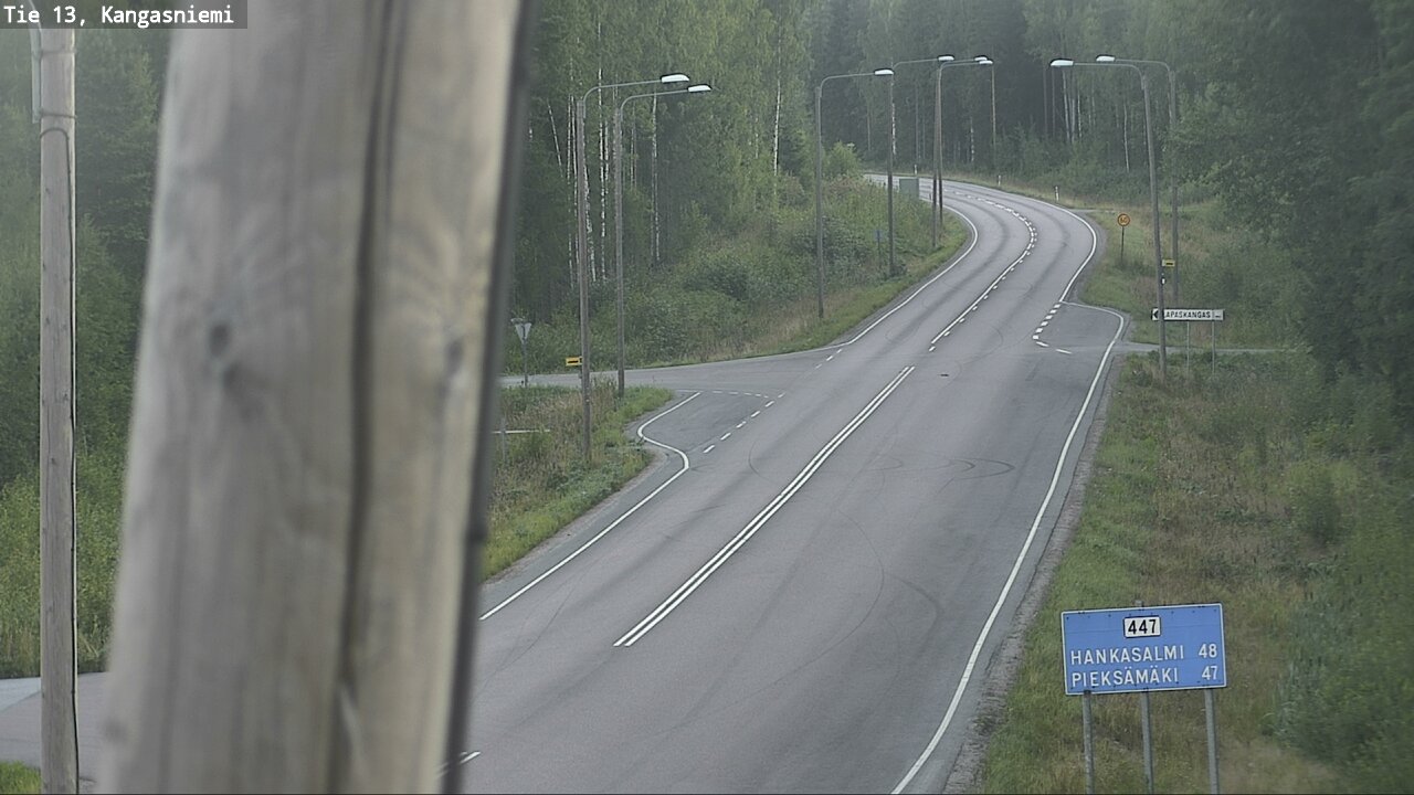 Weather Camera Image Road 13 Kangasniemi, Kangasniemi, Etelä-Savo