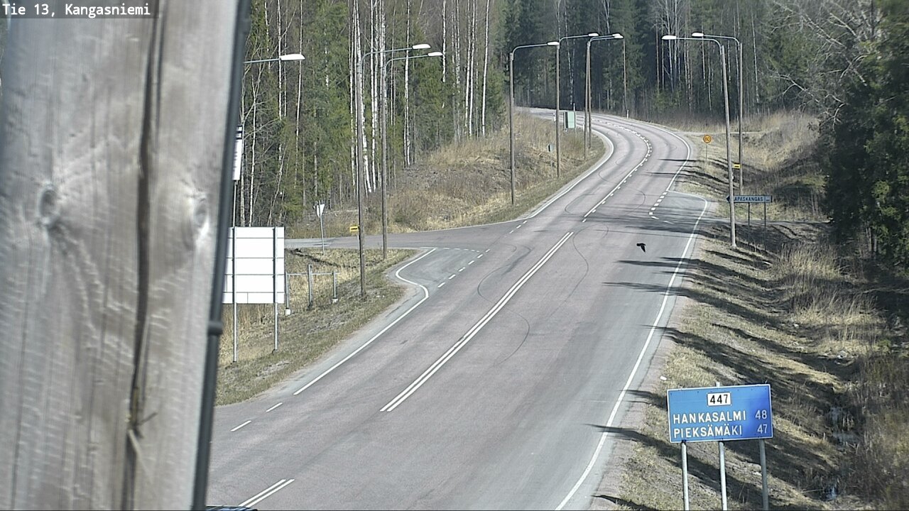 Weather Camera Image Väg 13 Kangasniemi, Kangasniemi, Etelä-Savo