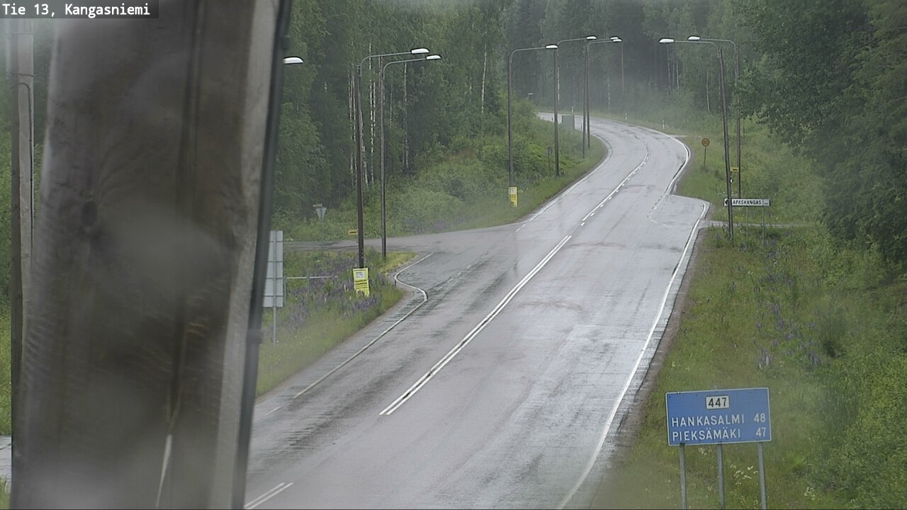 Weather Camera Image Väg 13 Kangasniemi, Kangasniemi, Etelä-Savo