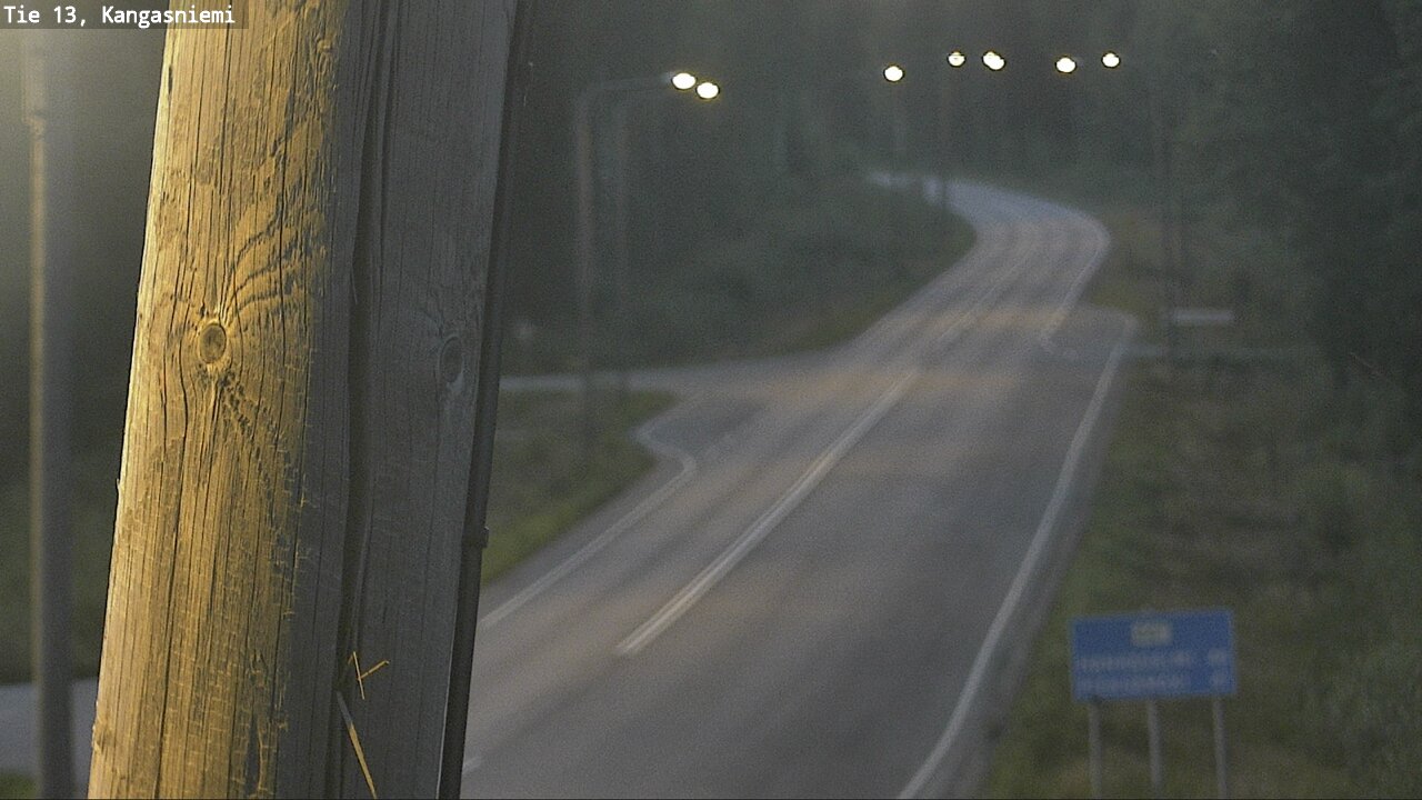 Weather Camera Image Väg 13 Kangasniemi, Kangasniemi, Etelä-Savo