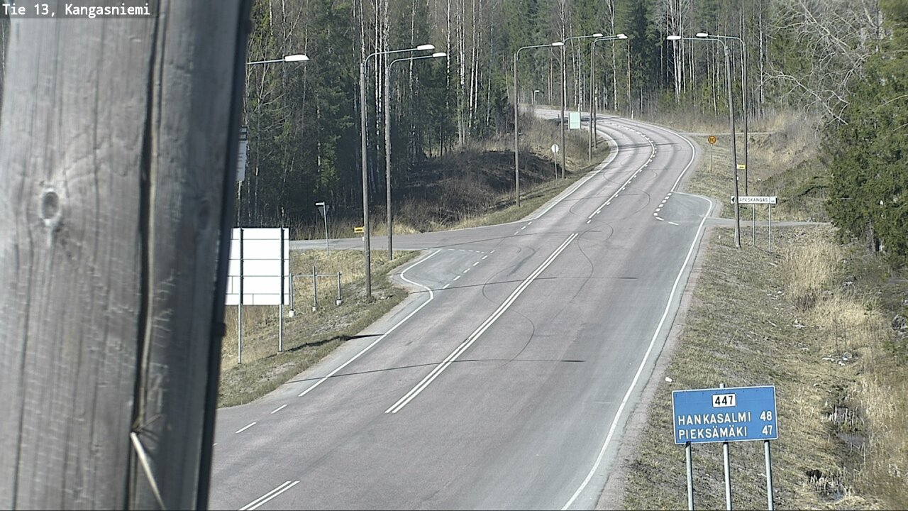 Weather Camera Image Väg 13 Kangasniemi, Kangasniemi, Etelä-Savo