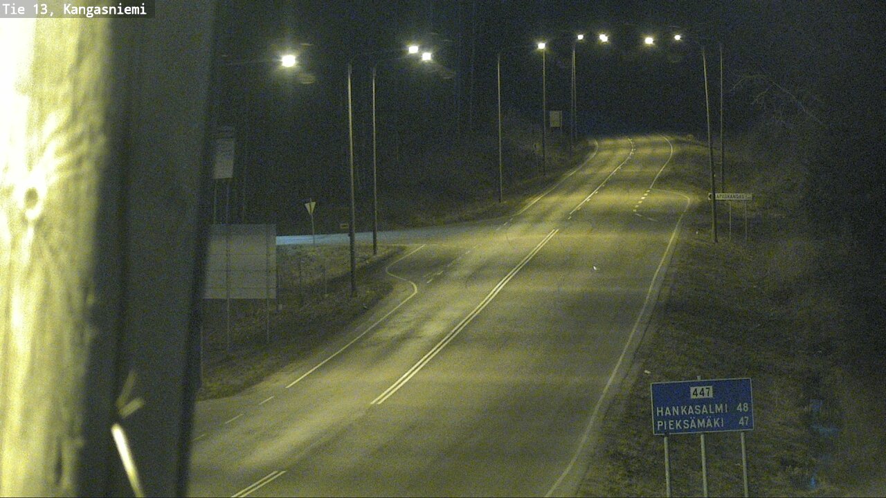 Weather Camera Image Väg 13 Kangasniemi, Kangasniemi, Etelä-Savo