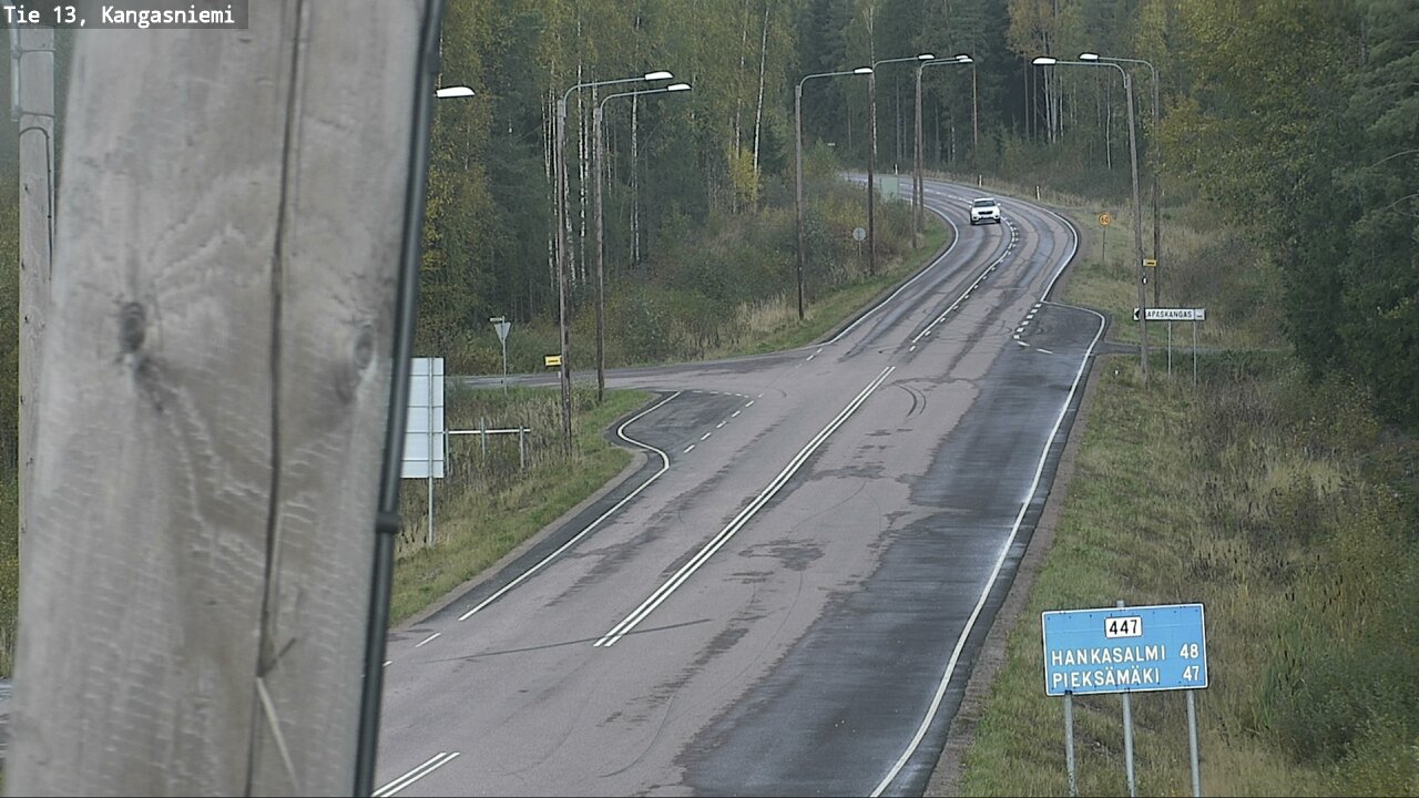 Weather Camera Image Road 13 Kangasniemi, Kangasniemi, Etelä-Savo