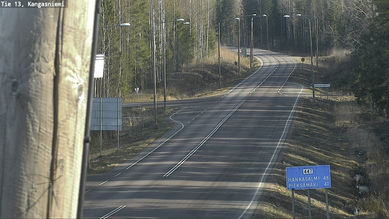 Weather Camera Image Väg 13 Kangasniemi, Kangasniemi, Etelä-Savo