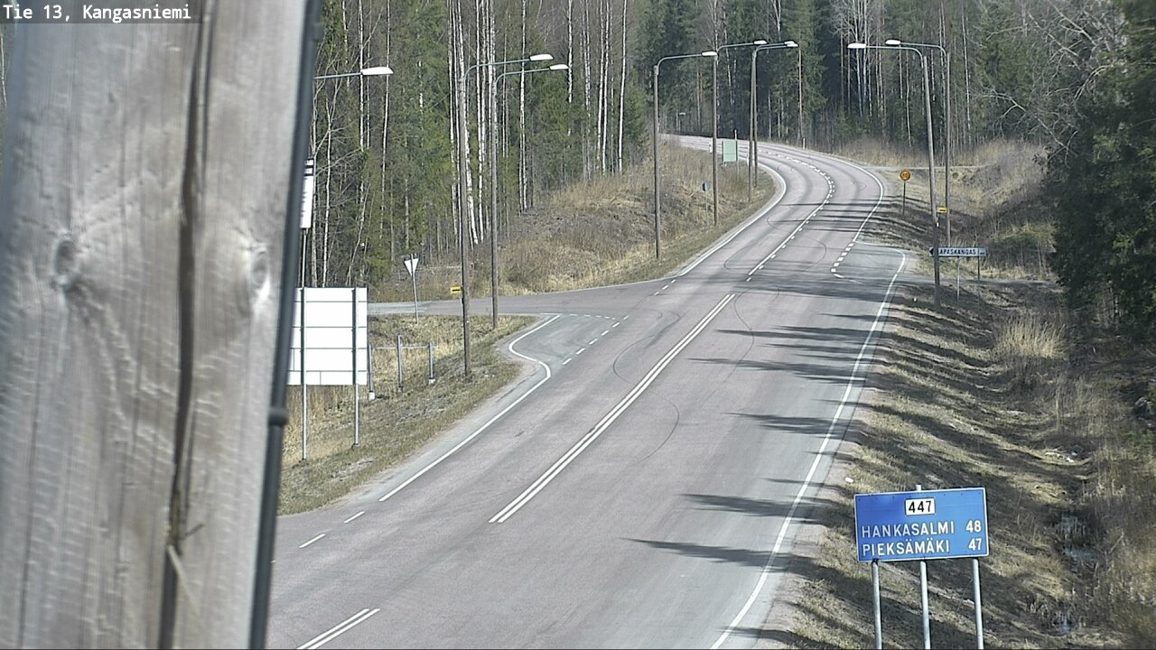 Weather Camera Image Väg 13 Kangasniemi, Kangasniemi, Etelä-Savo