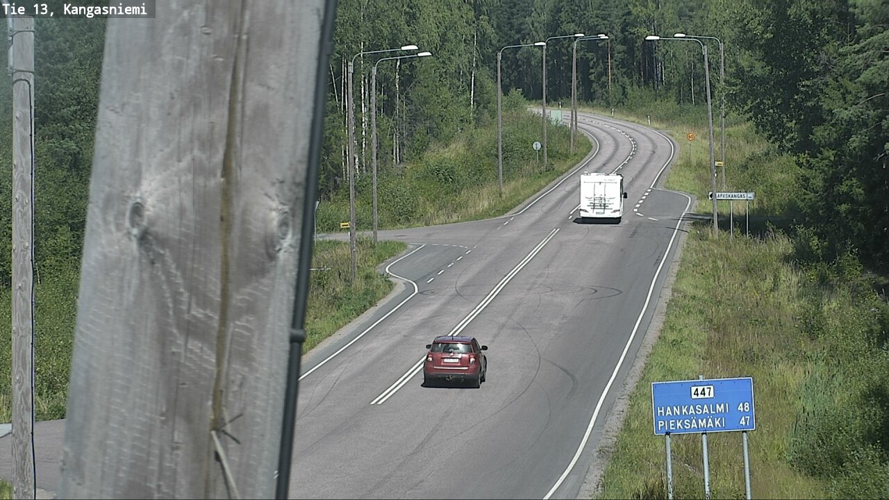 Weather Camera Image Väg 13 Kangasniemi, Kangasniemi, Etelä-Savo