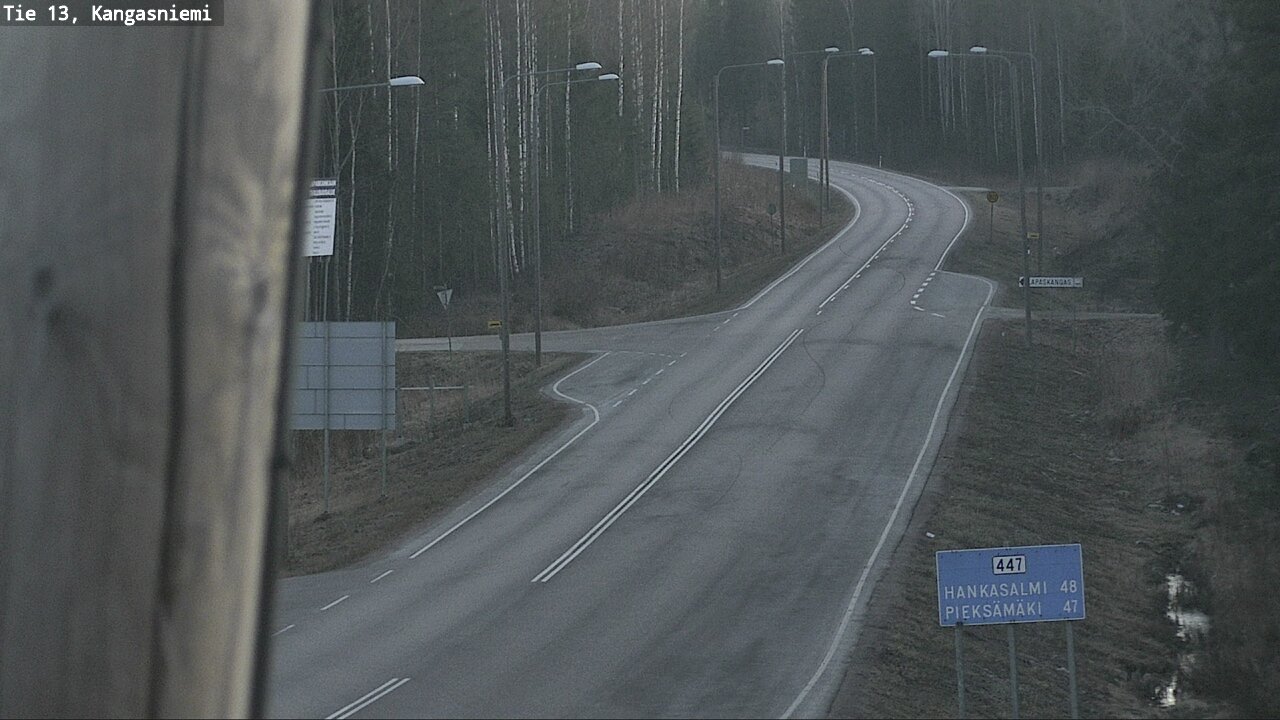 Weather Camera Image Väg 13 Kangasniemi, Kangasniemi, Etelä-Savo