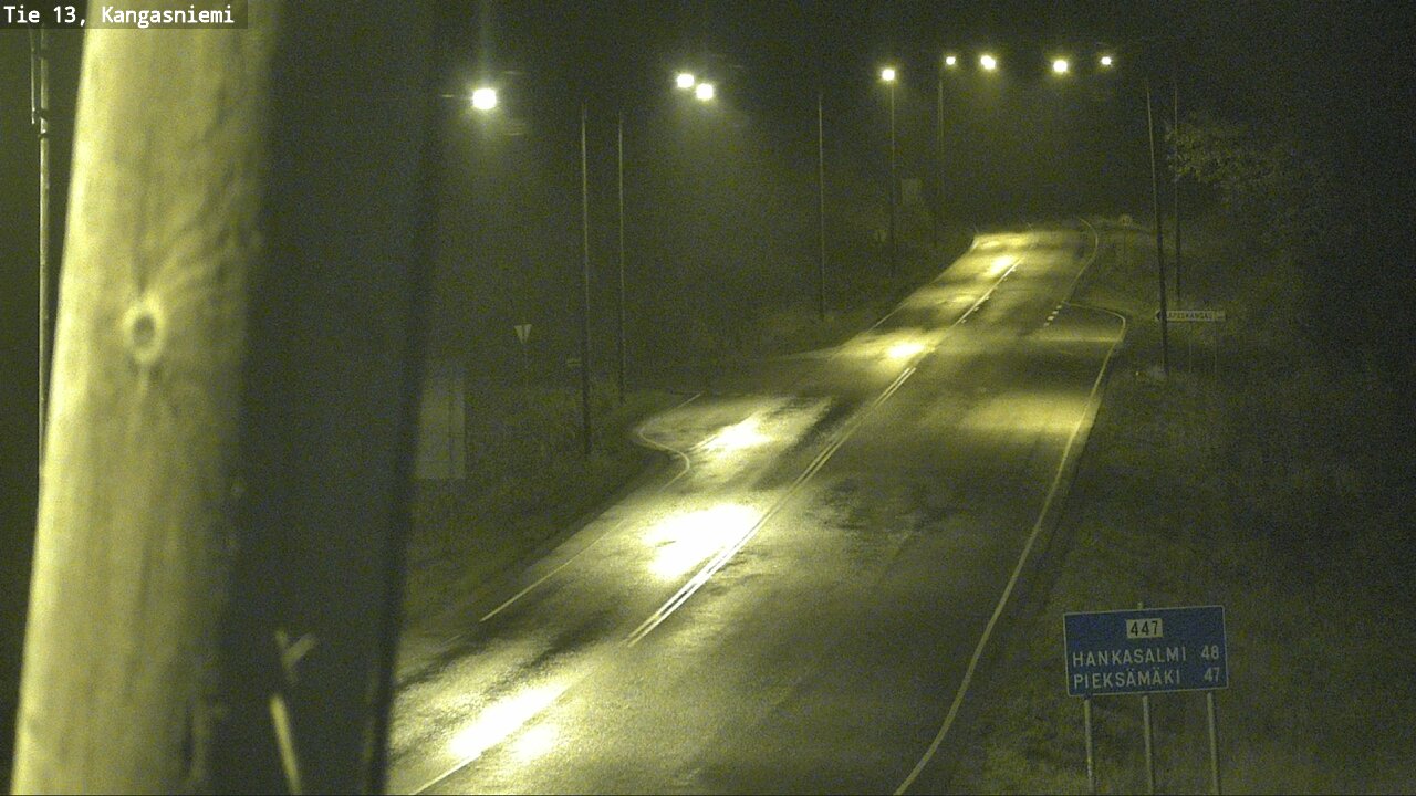 Weather Camera Image Road 13 Kangasniemi, Kangasniemi, Etelä-Savo