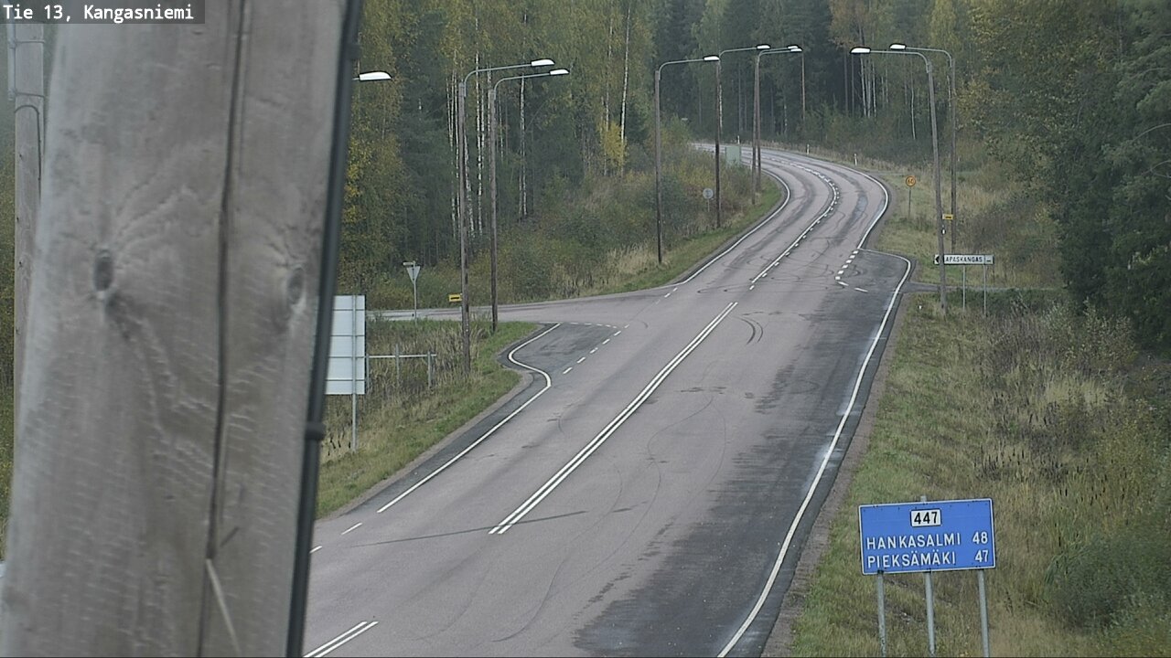 Weather Camera Image Road 13 Kangasniemi, Kangasniemi, Etelä-Savo