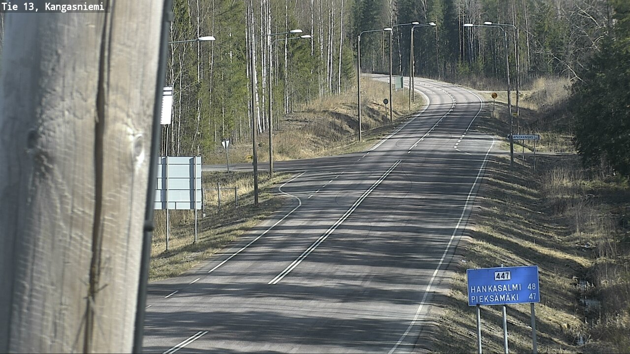 Weather Camera Image Väg 13 Kangasniemi, Kangasniemi, Etelä-Savo