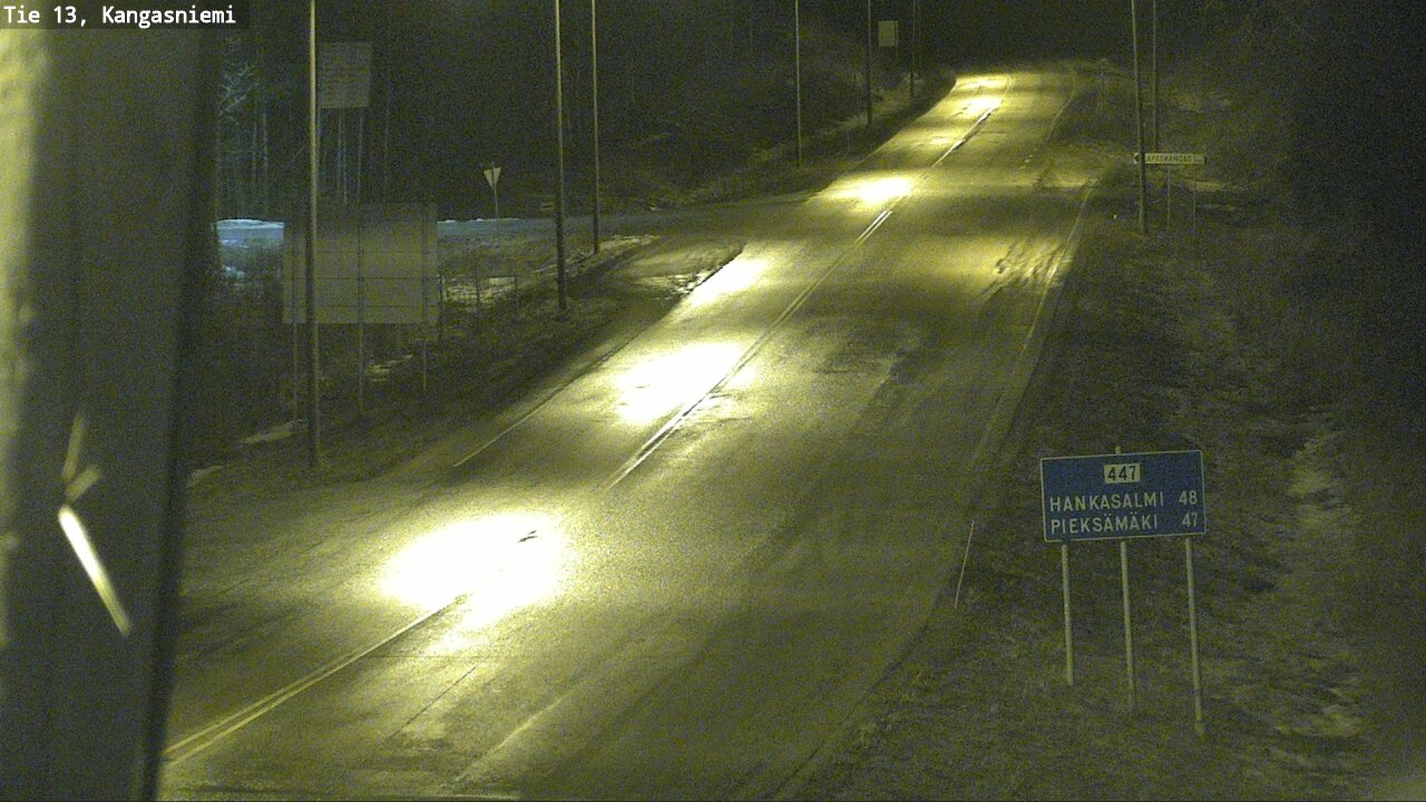Weather Camera Image Väg 13 Kangasniemi, Kangasniemi, Etelä-Savo