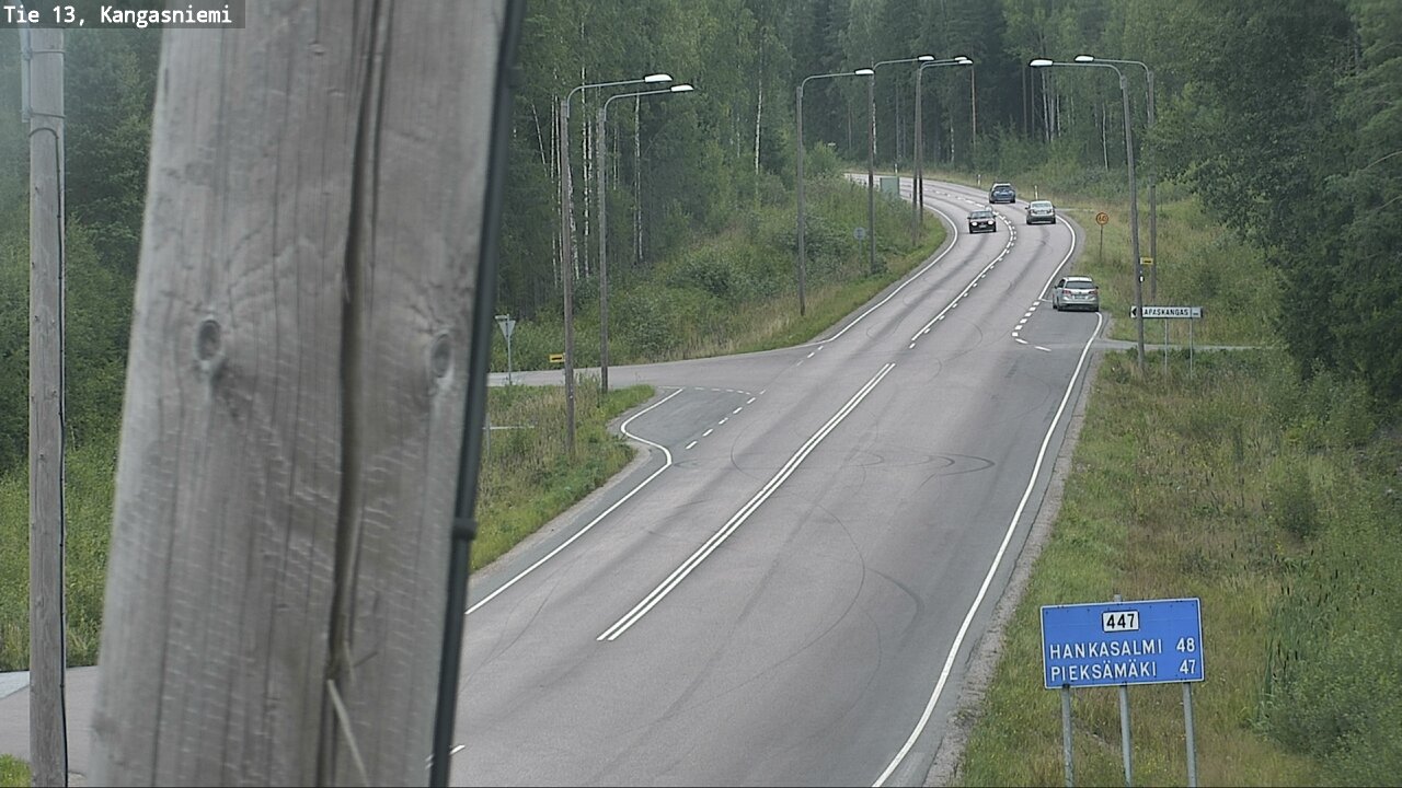 Weather Camera Image Road 13 Kangasniemi, Kangasniemi, Etelä-Savo