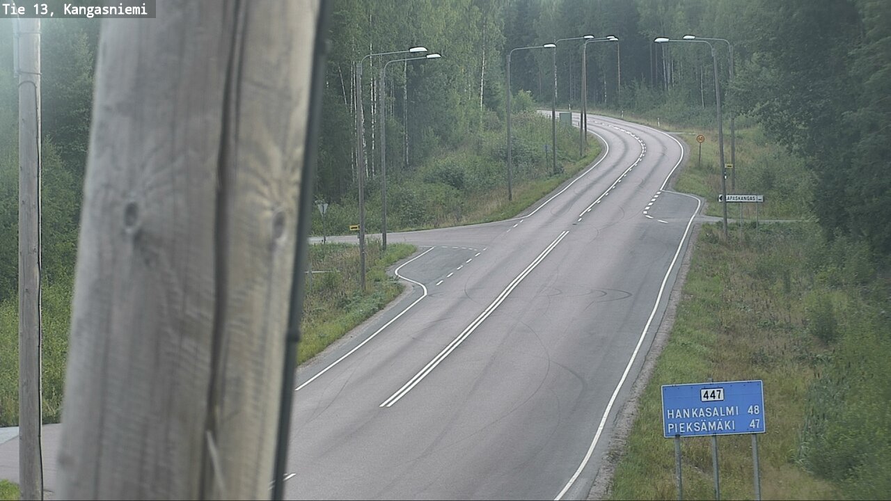 Weather Camera Image Väg 13 Kangasniemi, Kangasniemi, Etelä-Savo