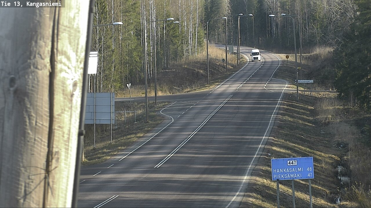 Weather Camera Image Väg 13 Kangasniemi, Kangasniemi, Etelä-Savo