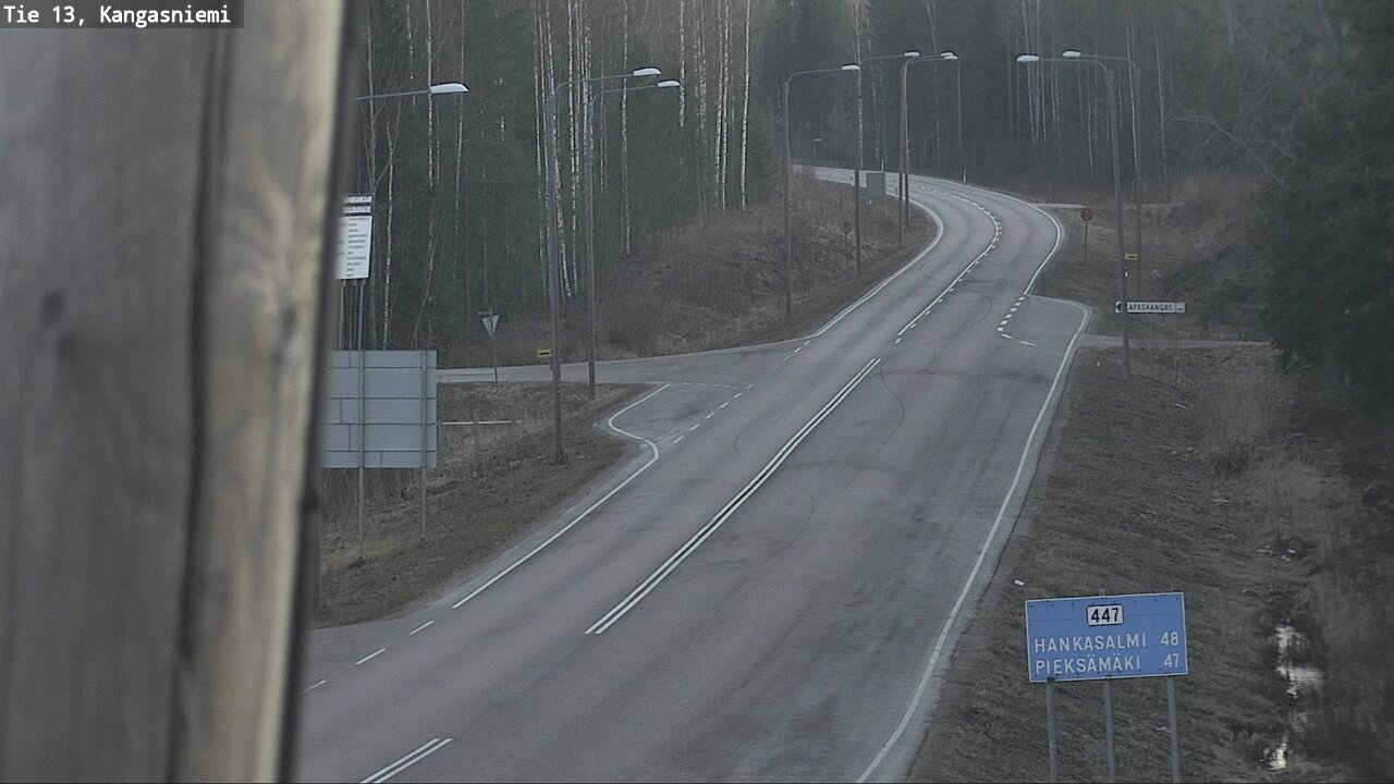 Weather Camera Image Väg 13 Kangasniemi, Kangasniemi, Etelä-Savo