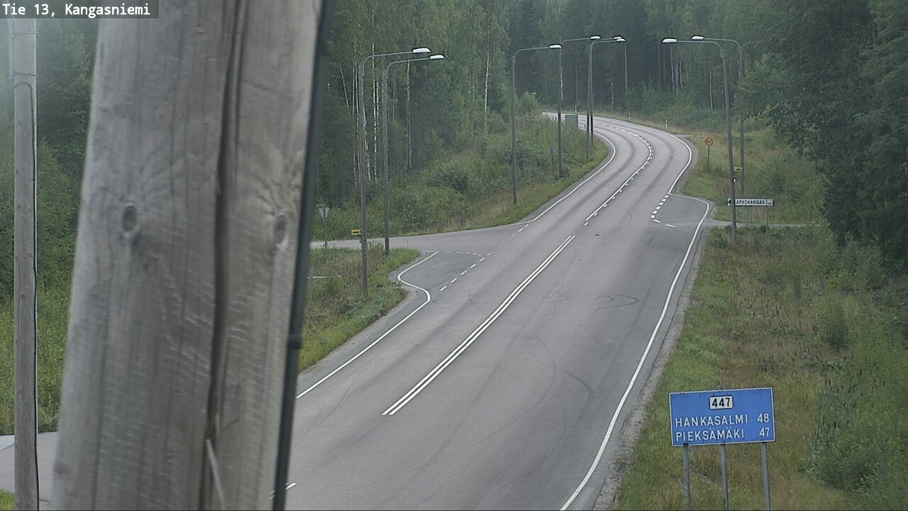 Weather Camera Image Väg 13 Kangasniemi, Kangasniemi, Etelä-Savo